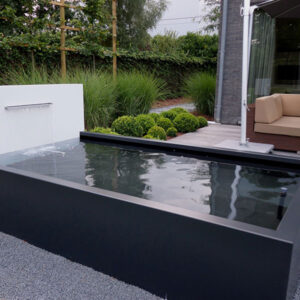 Aluminium vanddamme & springvand