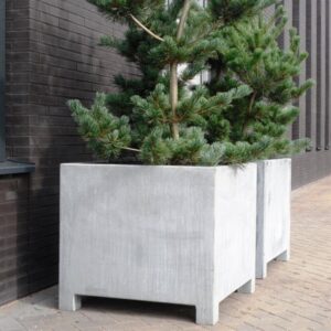 Galvaniseret stål plantebeholdere